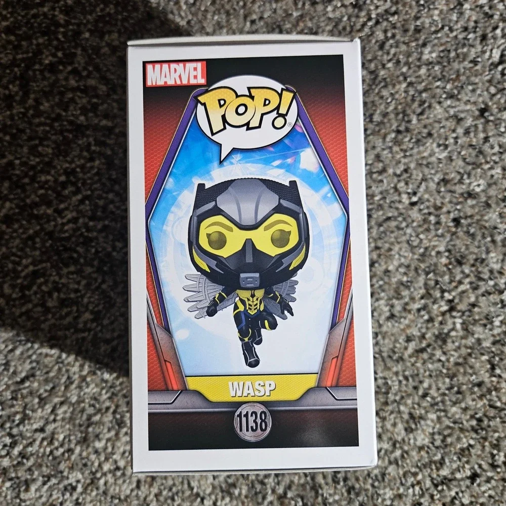 Funko Pop Marvel Ant-Man and The Wasp Quantumania Wasp 1138 Bobble-Head Figure